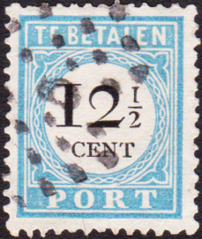 NVPH P8D Tanding 12½ Grote gaten Type I gebruikt