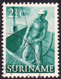Plaatfout Suriname 298 PM3 gebruikt