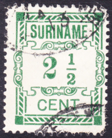 Plaatfout Suriname 66a type 2 P  Gebruikt