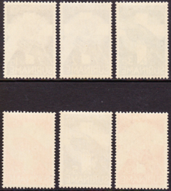 NVPH 151-156 Zendings-zegels Postfris Cataloguswaarde 75,00