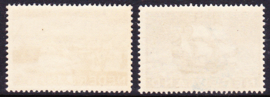 NVPH 267-268 Curacao-zegels Postfris cataloguswaarde 80.00