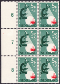 Plaatfout   662  PM4   Postfris  in blok van 6  E-3250