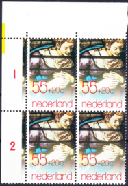 Plaatfout  1177 P1  Postfris in blok van 4 Cataloguswaarde  9.00