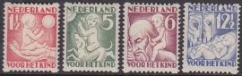 NVPH R86-89 Roltanding Kinderzegels 1930 Ongebruikt Cataloguswaarde 40.00