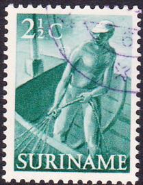Suriname Plaatfout 298 P  gebruikt  Cataloguswaarde 8,00