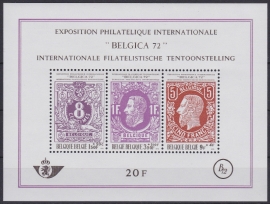 OBP BL48 Internationale filatelistische Tentoonstelling 1970 Postfris / MNH Cataloguswaarde: 3,60 A-0392