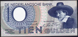 Nederland 10 Gulden bankbiljet 1943 NR 43-1  kwaliteit P++ vrijwel UNC