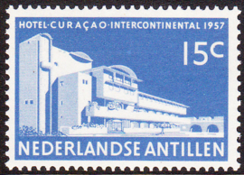 NVPH  269 ''Opening hotel Intercontinental Curacao'' 1957 Postfris cataloguswaarde: 0,50