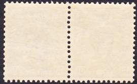 NVPH  81 Wilhelmina wijde arcering in paar Postfris Cataloguswaarde 180.00