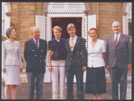België  1999  OBP blok 82 '' Koninklijke familie'' Postfris  E-7836