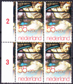 Plaatfout 1177 P1 Postfris in blok van 4 Cataloguswaarde 9.00
