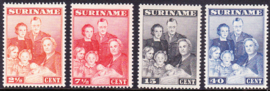 NVPH 206-209 Koninklijke familie 1943 Postfris Cataloguswaarde 8,40