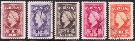 NVPH 239-243 Koningin Wilhelmina  Gebruikt Cataloguswaarde 55.00 E-2953