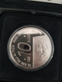 10 Gulden 1995 ''Hugo de Groot'' tientje Zilver  (Proof)