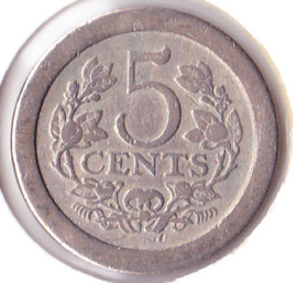 5 cent rond 1907     (Pracht)