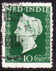 NVPH  345  De 10 gulden Hartz cataloguswaarde 19.30