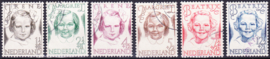 NVPH  454-459 Prinsessenzegels 1946 gebruikt