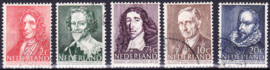 NVPH  490-494 Zomerpostzegels 1947 gebruikt