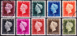 NVPH 185-194 Koningin Wilhelmina Hartz Gebruikt Cataloguswaarde 40,30