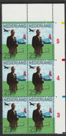 Plaatfout 994 PM3  Postfris in blok van 6