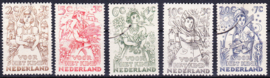 NVPH  544-548 Kinderpostzegels 1949 gebruikt