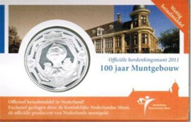 € 5,00 Coincard ''100 jaar muntgebouwt Vijfje''  2011