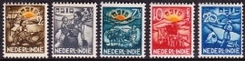 NVPH 230-234 A.S.I.B. Ongebruikt cataloguswaarde: 9,00  A-0296