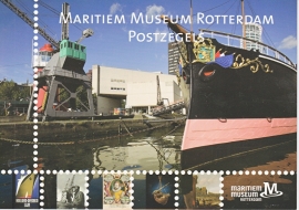 Persoonlijke Postzegels Maritiem Museum Rotterdam in gelegenheidsmapje  KR-SP1