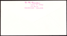 FDC E27  ''Europazegels 1956'' ONBESCHREVEN met OPEN klep