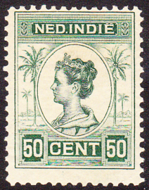 NVPH 129A Koningin Wilhelmina Ongebruikt