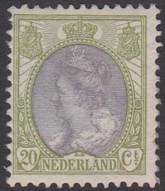 NVPH   69  Wilhelmina Bontkraag Ongebruikt Cataloguswaarde 13.50  E-4662