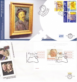 FDC Jaargang 2003 compleet onbeschreven met open klep E476 T/M E493B