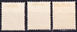 NVPH   136-138 Tentoonstellingszegels Ongebruikt Cataloguswaarde 160.00  A-1107