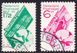 NVPH  238/239 Goudse glazen 1931 Gebruikt  Cataloguswaarde 32.50