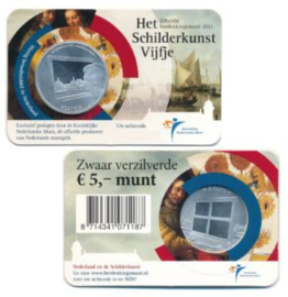 € 5,00 Coincard ''het Schilderkunst Vijfje''  2011