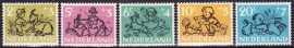 NVPH 596-600 Kinderzegels 1952 Postfris