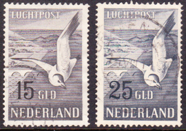 Luchtpost LP 12-13 Zeemeeuwen gebruikt Cataloguswaarde 300.00