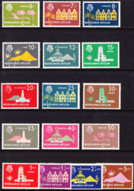 NVPH  275-290 ''Diverse voorstellingen'' 1958-1959  Postfris cataloguswaarde: 20.50