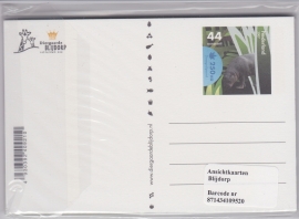 NVPH 2441A/L OP 12 BRIEFKAARTEN VOORGEDRUKT Bedreigde dieren Diergaarde Blijdorp 2007  KR-SP1