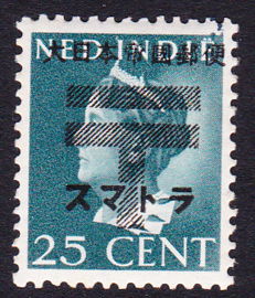 NVPH 278 Met Japanse bezettingsopdruk Ongebruikt cataloguswaarde: --.--