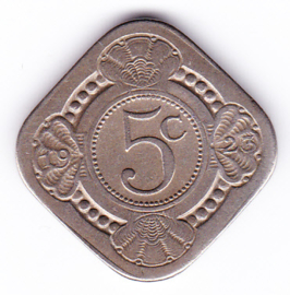 5 cent vierkant 1923     (Pracht)