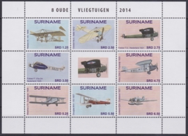 ZNB  2063-2070  Oude vliegtuige Compleet vel 2014 Cataloguswaarde 41,00 A-0913
