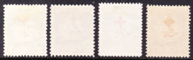 NVPH 202-205 Rode Kruiszegels Gebruikt Cataloguswaarde 79.00