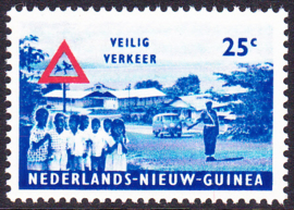 Plaatfout Ned. Nieuw Guinea 73 PM3 Postfris