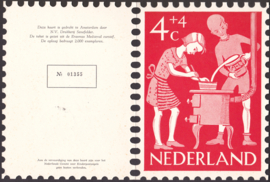 Kinderbedankkaart 1962 C-kaart, oplage 2.000