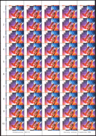 NVPH 1693 ''20 jaar Sesamstraat'' 1996 Postfris in compleet vel L1211 van 100