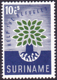 Plaatfout Suriname 346 PM Postfris