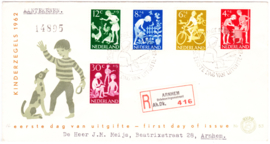 FDC E54 FOUTDRUK met nr 53  ipv 54