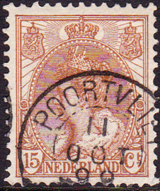 NVPH 64 met kleirond stempel POORTVLIET