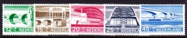 NVPH  901/905 Zomerzegels Bruggen postfris